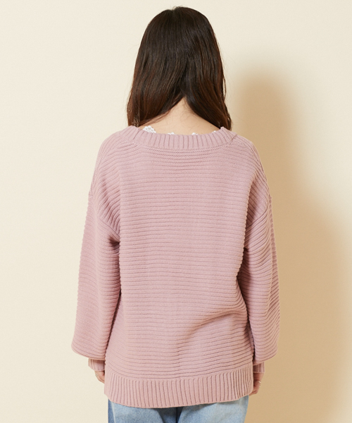 PairPair(ペアペア)の「トッパーカーディガン(カーディガン/ボレロ・レディース・ピンク/アイボリー・FREE)」の16枚目の写真