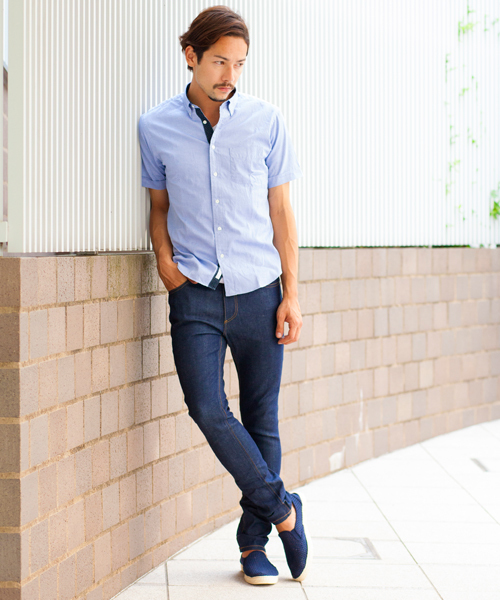 BEAUTY&YOUTH UNITED ARROWS（ビューティーアンドユースユナイテッドアローズ）の「by ∴ デニム 5ポケット スキニーパンツ◆（デニムパンツ・メンズ・ネイビー・MEDIUM/LARGE/X-LARGE/SMALL）」の17枚目の写真