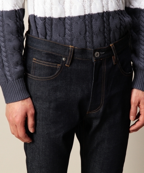 BEAUTY&YOUTH UNITED ARROWS（ビューティーアンドユースユナイテッドアローズ）の「by ∴ デニム 5ポケット スキニーパンツ◆（デニムパンツ・メンズ・ネイビー・MEDIUM/LARGE/X-LARGE/SMALL）」の8枚目の写真