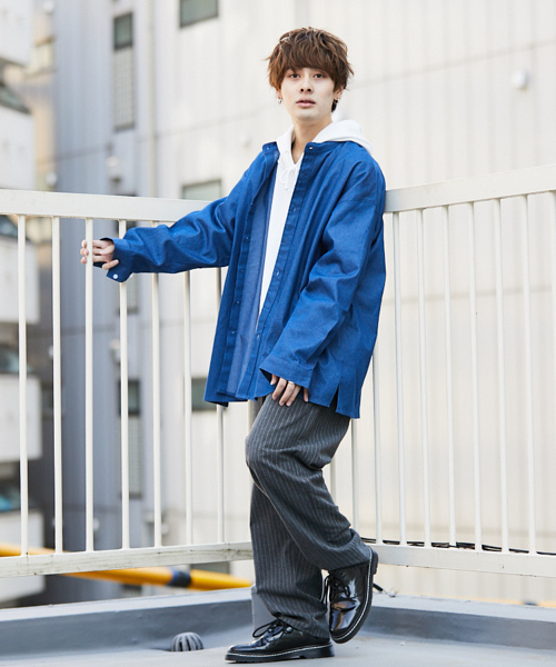 kutir(クティール)の「ワイドテーパードパンツ 【チェックパンツ ストライプパンツ】(その他パンツ・メンズ・ライトベージュ/ブラック/グレー/ライトグレー・SMALL/MEDIUM/LARGE)」の18枚目の写真