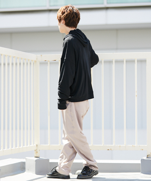 kutir(クティール)の「ワイドテーパードパンツ 【チェックパンツ ストライプパンツ】(その他パンツ・メンズ・ライトベージュ/ブラック/グレー/ライトグレー・SMALL/MEDIUM/LARGE)」の10枚目の写真