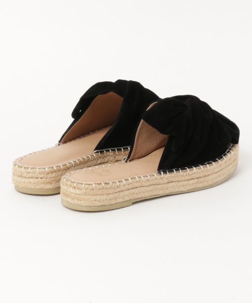 PICHE ABAHOUSE(ピシェ アバハウス)の「【販売店舗限定】リボンサンダル(サンダル・レディース・ブラック・35)」の2枚目の写真