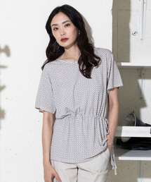 A/C DESIGN BY ALPHA CUBIC | ウエストギャザーチュニック(Tシャツ/カットソー)