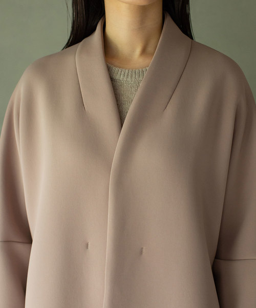 MARECHAL TERRE（マルシャルテル）の「ダンボールニットビッグシルエットコート（その他アウター・レディース・ブラック/アイボリー/キャメル・SMALL/MEDIUM）」の6枚目の写真