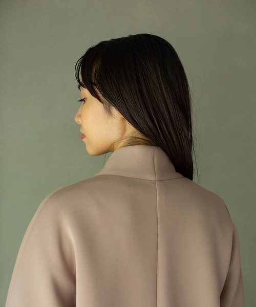 MARECHAL TERRE（マルシャルテル）の「ダンボールニットビッグシルエットコート（その他アウター・レディース・ブラック/アイボリー/キャメル・SMALL/MEDIUM）」の9枚目の写真