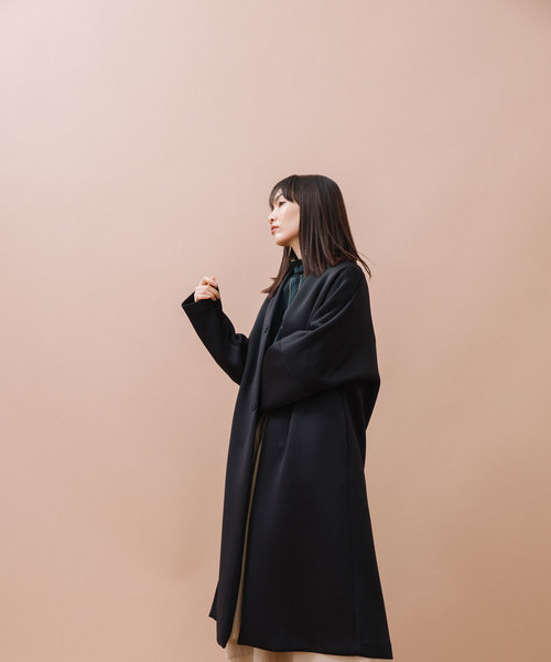 MARECHAL TERRE（マルシャルテル）の「ダンボールニットビッグシルエットコート（その他アウター・レディース・ブラック/アイボリー/キャメル・SMALL/MEDIUM）」の12枚目の写真