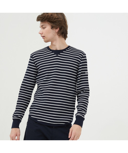 AIGLE�i�G�[�O���j�́u�z������ ���b�t�� �X�g���C�v ����T�V���c�iT�V���c/�J�b�g�\�[�j�v�b�_�[�N�l�C�r�[