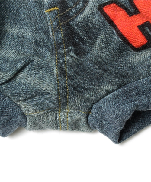 HYSTERIC MINI（ヒステリックミニ）の「BABY pay attention well “LIKE A bloomers”　(1分丈)（その他パンツ・キッズ・ブルー・FREE）」の4枚目の写真