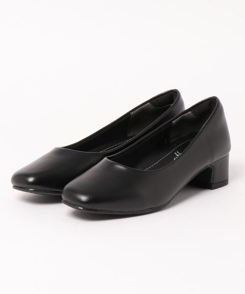 極美品　希少　JPRESSオペラパンプス　クロ　5 1/2(25.5cm相当) セール】[21.5~25.5cm展開] 太めヒール ブラック パンプス