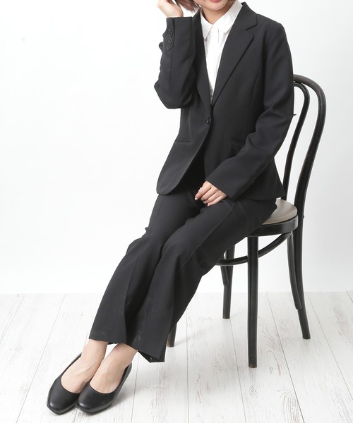 attagirl（アタガール）の「[21.5~25.5cm展開] 太めヒール ブラック パンプス（パンプス・レディース・ブラック・23/24/25/22/25.5/22.5/24.5/23.5/21.5）」の4枚目の写真