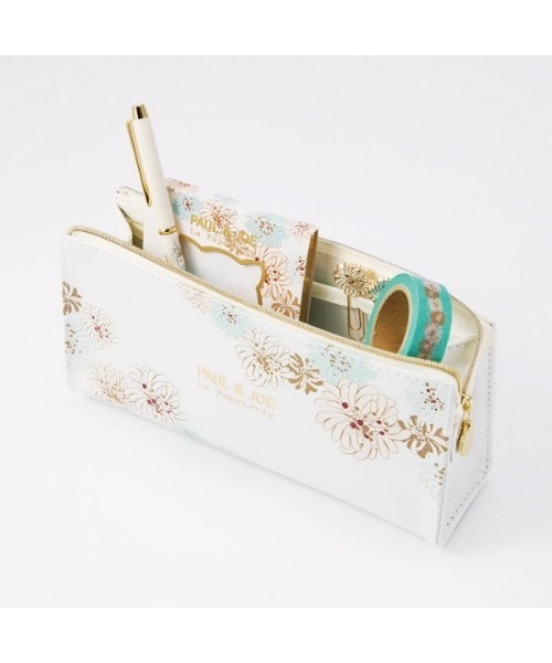 PAUL&JOE（ポールアンドジョー）の「ペンケース･M2 ペンポーチ 筆箱 / ポール&ジョー（ステーショナリー・レディース・ホワイト/ブラック/ベージュ/ピンク/ブルーグレー/モカ・FREE）」の7枚目の写真