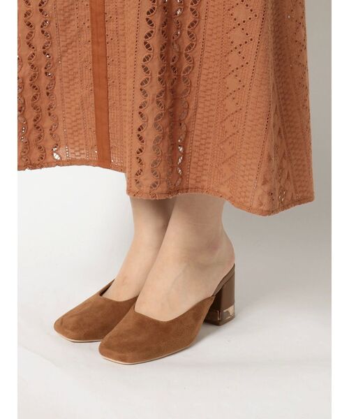 dazzlin（ダズリン）の「レディライクコットンスカート（スカート・レディース・オフホワイト/ブラック/ブラウン・SMALL/MEDIUM）」の7枚目の写真