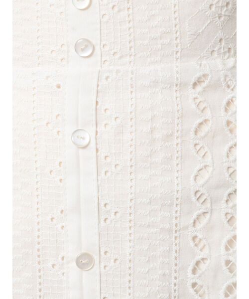 dazzlin（ダズリン）の「レディライクコットンスカート（スカート・レディース・オフホワイト/ブラック/ブラウン・SMALL/MEDIUM）」の6枚目の写真