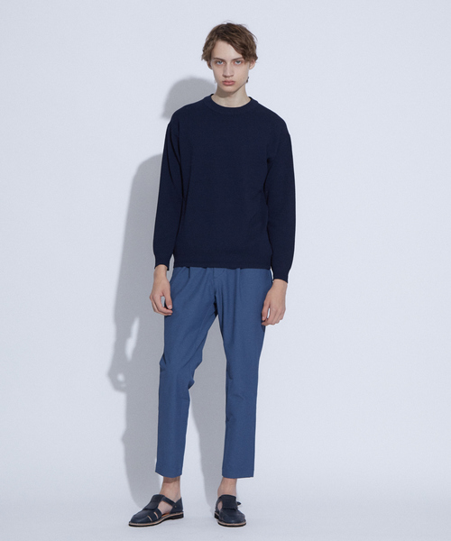 ABAHOUSE（アバハウス）の「タック カノコ プルオーバー ニット（ニット/セーター・メンズ・ネイビー/オレンジ系その他/グレイッシュベージュ/グレイッシュブルー・50/46/48/44）」の9枚目の写真