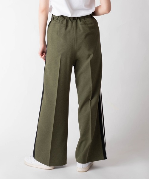 miniyu（ミニュウ）の「La SRIC/サイドラインパンツ（その他パンツ・レディース・カーキ/ピンク/モカ/ライトベージュ・MEDIUM）」の10枚目の写真