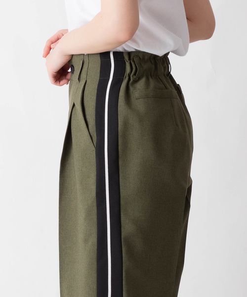 miniyu（ミニュウ）の「La SRIC/サイドラインパンツ（その他パンツ・レディース・カーキ/ピンク/モカ/ライトベージュ・MEDIUM）」の14枚目の写真