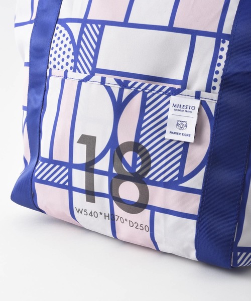 MILESTO（ミレスト）の「PAPIER TIGRE×MILESTO ポケッタブルトートバッグ 18L（トートバッグ・レディース・その他1/その他2/その他3・ﾌﾘ-）」の9枚目の写真