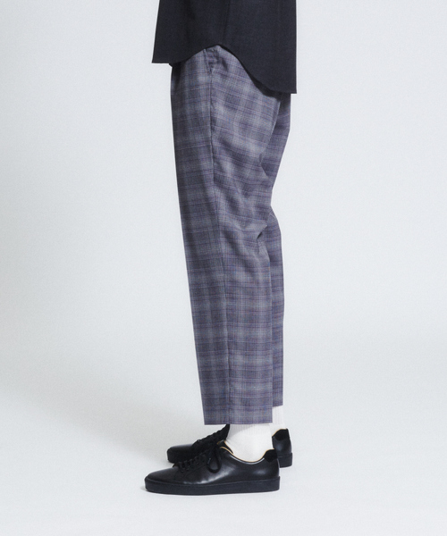 ABAHOUSE（アバハウス）の「【セットアップ対応】 チェック スリムテーパードパンツ（その他パンツ・メンズ・ネイビー/ブラウン/ベージュ・48/46/44）」の5枚目の写真