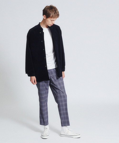 ABAHOUSE（アバハウス）の「【セットアップ対応】 チェック スリムテーパードパンツ（その他パンツ・メンズ・ネイビー/ブラウン/ベージュ・48/46/44）」の10枚目の写真