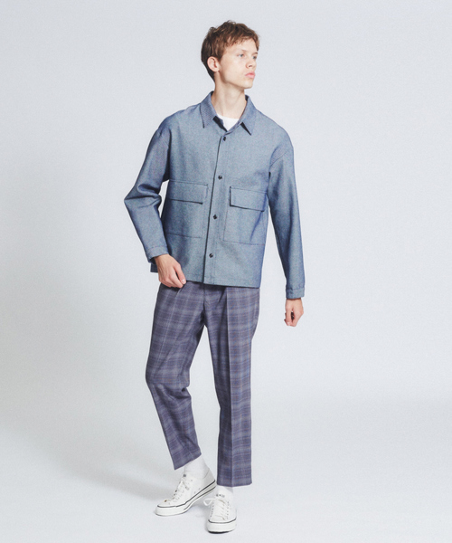 ABAHOUSE（アバハウス）の「【セットアップ対応】 チェック スリムテーパードパンツ（その他パンツ・メンズ・ネイビー/ブラウン/ベージュ・48/46/44）」の12枚目の写真