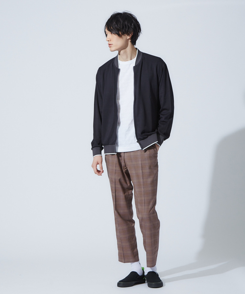 ABAHOUSE（アバハウス）の「【セットアップ対応】 チェック スリムテーパードパンツ（その他パンツ・メンズ・ネイビー/ブラウン/ベージュ・48/46/44）」の16枚目の写真