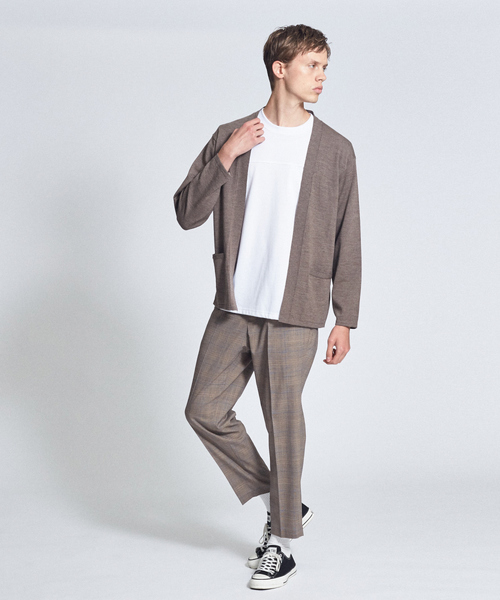 ABAHOUSE（アバハウス）の「【セットアップ対応】 チェック スリムテーパードパンツ（その他パンツ・メンズ・ネイビー/ブラウン/ベージュ・48/46/44）」の22枚目の写真