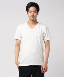 【 Healthknit / ヘルスニット 】スラブVネック半袖ポケットTシャツ 5223 SIP