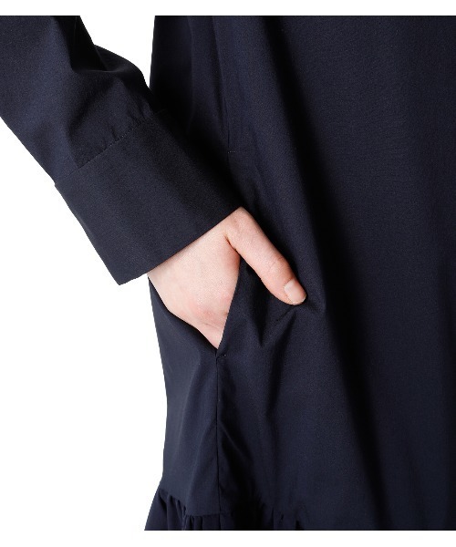 LE CIEL BLEU（ルシェルブルー）の「Blocking Tiered Dress 