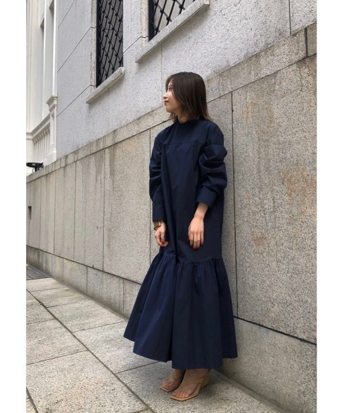 LE CIEL BLEU（ルシェルブルー）の「Blocking Tiered Dress 