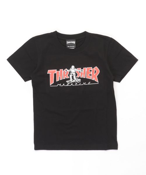 THRASHER（スラッシャー）の「GONZ HOMETOWN YOUTH S/S T-SHIRTS/スラッシャー キッズ Tシャツ 半袖 マークゴンザレス（Tシャツ/カットソー・キッズ・ホワイト×レッド/ホワイト×グリーン/ホワイト×パープル/ブラック×レッド/ブラック×グリーン/ブラック×パープル・130/140/150）」の5枚目の写真