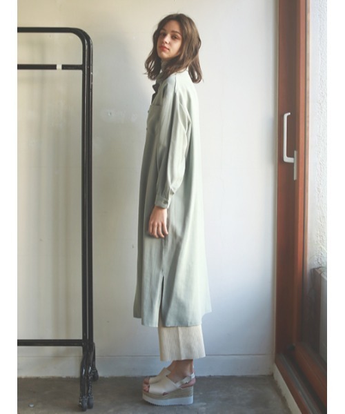 AMAIL(アマイル)の「terotero long shirt(シャツ/ブラウス・レディース・ブラック・FREE)」の9枚目の写真