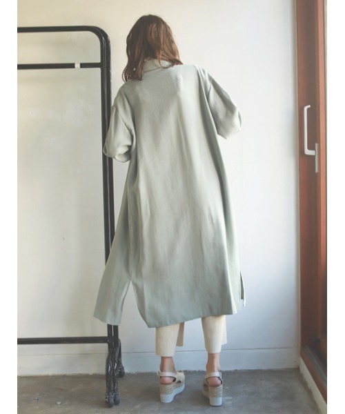 AMAIL(アマイル)の「terotero long shirt(シャツ/ブラウス・レディース・ブラック・FREE)」の10枚目の写真