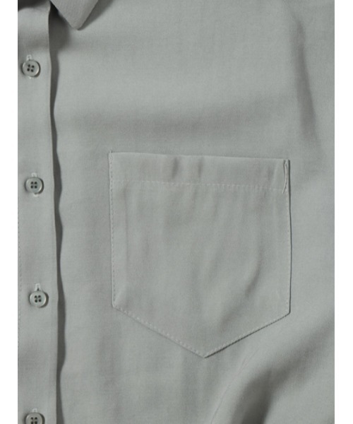 AMAIL(アマイル)の「terotero long shirt(シャツ/ブラウス・レディース・ブラック・FREE)」の15枚目の写真