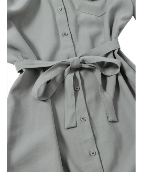 AMAIL(アマイル)の「terotero long shirt(シャツ/ブラウス・レディース・ブラック・FREE)」の16枚目の写真
