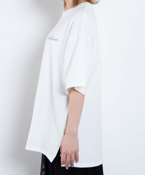 WEGO（ウィゴー）の「WEGO/グラフィックプリントTシャツ（Tシャツ/カットソー・レディース・ホワイト/ブラック・FREE）」の13枚目の写真