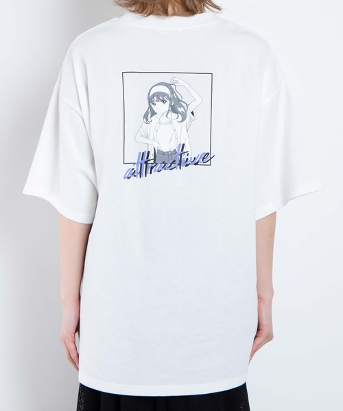 WEGO（ウィゴー）の「WEGO/グラフィックプリントTシャツ（Tシャツ/カットソー・レディース・ホワイト/ブラック・FREE）」の14枚目の写真