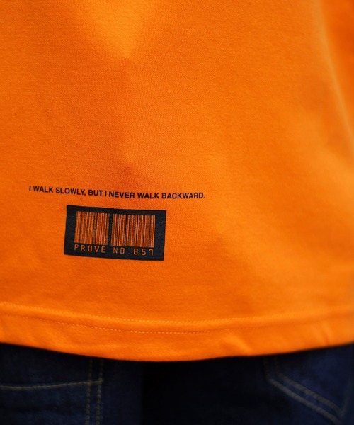 En serio TOKYO（エンソリオトーキョー）の「TCポンチジャージ / レインボーリフレクト プリント ドルマンスリーブ ビッグ シルエット Tシャツ（Tシャツ/カットソー・メンズ・ブラック/パープル/オフホワイト/オレンジ/サンドベージュ・S/M/L）」の12枚目の写真