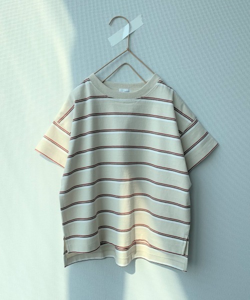 LOWRYS FARM（ローリーズファーム）の「ＵＳＡＢＩＧチュニックＴ　889211（Tシャツ/カットソー・キッズ・ベージュ/チャコールグレー/イエロー/ピンク/ブラウン・MEDIUM/LARGE/X-LARGE）」の4枚目の写真