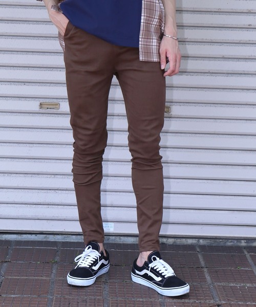 revertical（リバーティカル）の「ストレッチスキニーパンツ（その他パンツ・メンズ・ブラック/ベージュ/ブラウン・L/M）」の3枚目の写真