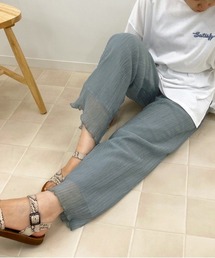 apres jour | へリンボンクリンクルパンツ【ZOZOTOWN限定アイテム】(その他パンツ)