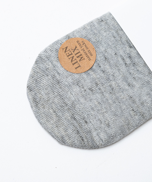 THE SOX（ザ ソックス）の「【THE SOX】麻素材 無地カバーソックス（ソックス/靴下・メンズ・レッド/グレー/サックスブルー/イエロー・フリー）」の11枚目の写真