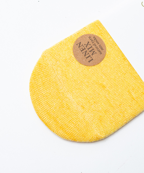 THE SOX（ザ ソックス）の「【THE SOX】麻素材 無地カバーソックス（ソックス/靴下・メンズ・レッド/グレー/サックスブルー/イエロー・フリー）」の13枚目の写真