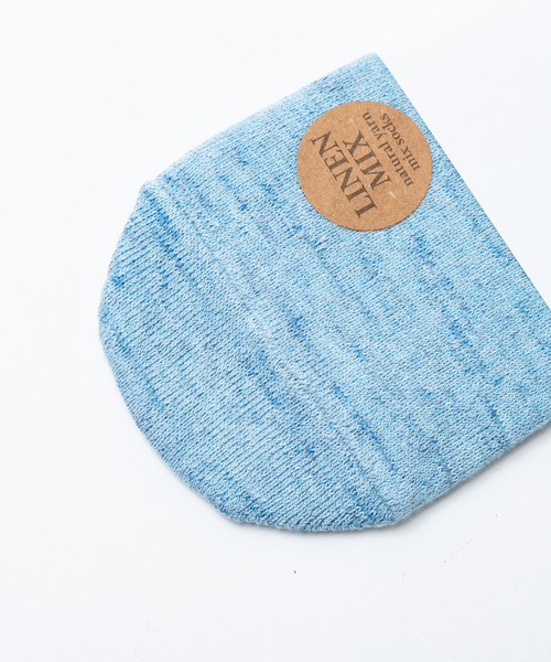 THE SOX（ザ ソックス）の「【THE SOX】麻素材 無地カバーソックス（ソックス/靴下・メンズ・レッド/グレー/サックスブルー/イエロー・フリー）」の14枚目の写真