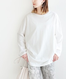 サイドスリットロングTシャツ