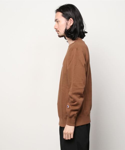 Champion(チャンピオン)の「CHAMPION/チャンピオン 裏起毛ベーシック アイコン刺繍スウェット/セットアップ対応 C3-Q006(スウェット・メンズ・グレー/グリーン/ブラック/ホワイト/ブラウン/ネイビー・L/XL/M/XXL/S)」の13枚目の写真