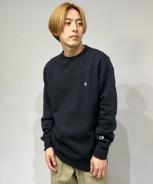 CHAMPION/チャンピオン 裏起毛ベーシック アイコン刺繍スウェット/セットアップ対応 C3-Q006