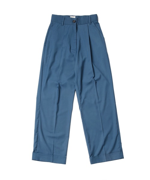 akuR(アクル)の「【akuR/020AW】ハイウエストフロントタックスラックス(その他パンツ・レディース・ベージュ/ブラック/ブルー・M/S)」の8枚目の写真