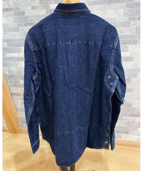 DIESEL（ディーゼル）の「ロゴ刺繍 ステッチ切替 デニムシャツ「D-FRED