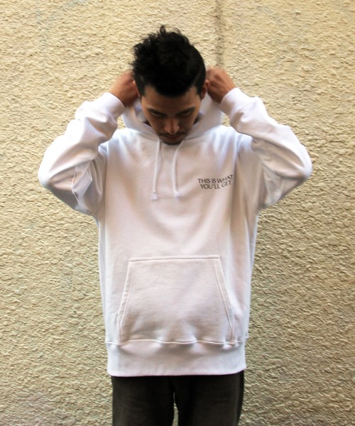 bonjour records(ボンジュールレコーズ)の「【bonjour records/ボンジュールレコード】Thom Yorke Hoodie トム・ヨークスウェットフーディー(パーカー・メンズ・ホワイト/ブラック・L/M/S/XL)」の14枚目の写真