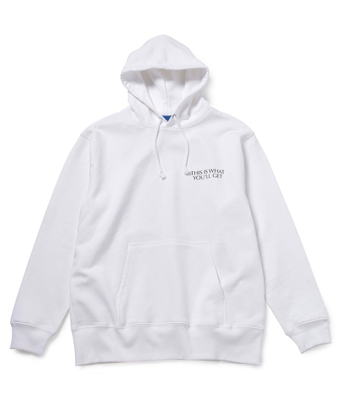 bonjour records(ボンジュールレコーズ)の「【bonjour records/ボンジュールレコード】Thom Yorke Hoodie トム・ヨークスウェットフーディー(パーカー・メンズ・ホワイト/ブラック・L/M/S/XL)」の3枚目の写真